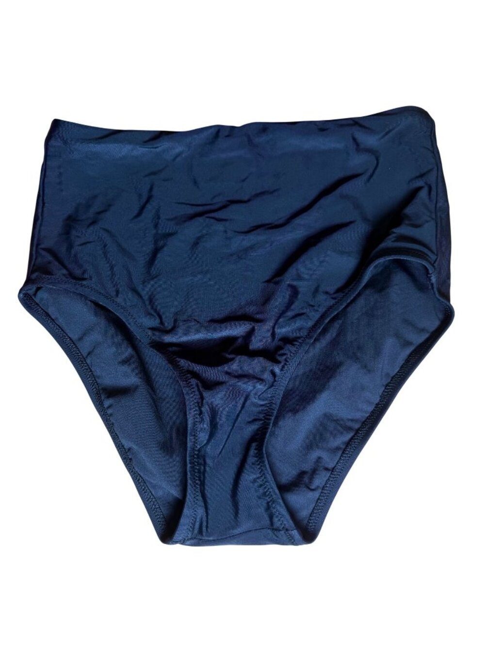 J. Crew Factory L5768 High Waisted Bikini Bottom Black Size Small NWT